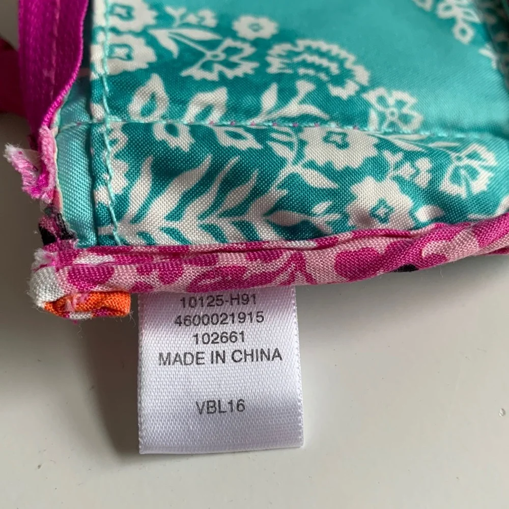 Vera Bradley Floral ID Wallet & Key Ring
